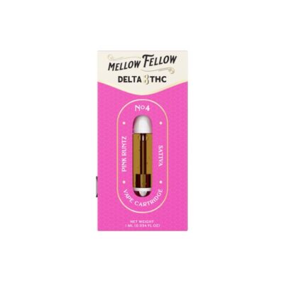 Mellow Fellow Delta 8 Cartridges 1g Pink Runtz (Sativa)