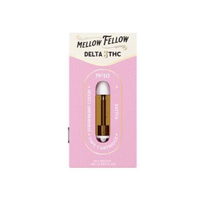 Mellow Fellow Delta 8 Cartridges 1g Strawberry Cough (Sativa)