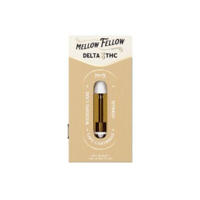 Mellow Fellow Delta 8 Cartridges 1g Wedding Cake (Hybrid)