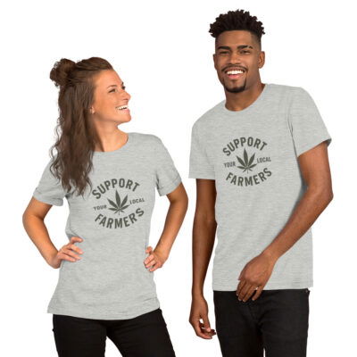 Unisex T-shirt Support Farmers Athletic Heather