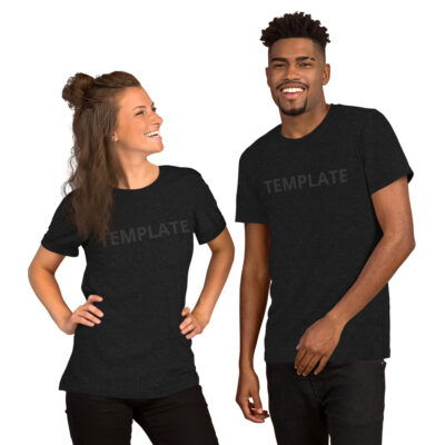 Unisex T-shirt TEMPLATE