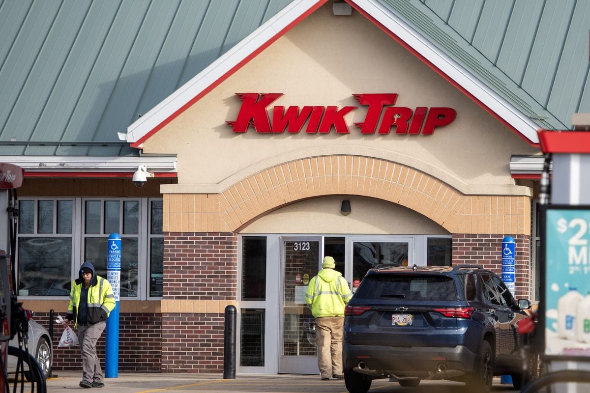 A Kwik Trip store is shown in the image