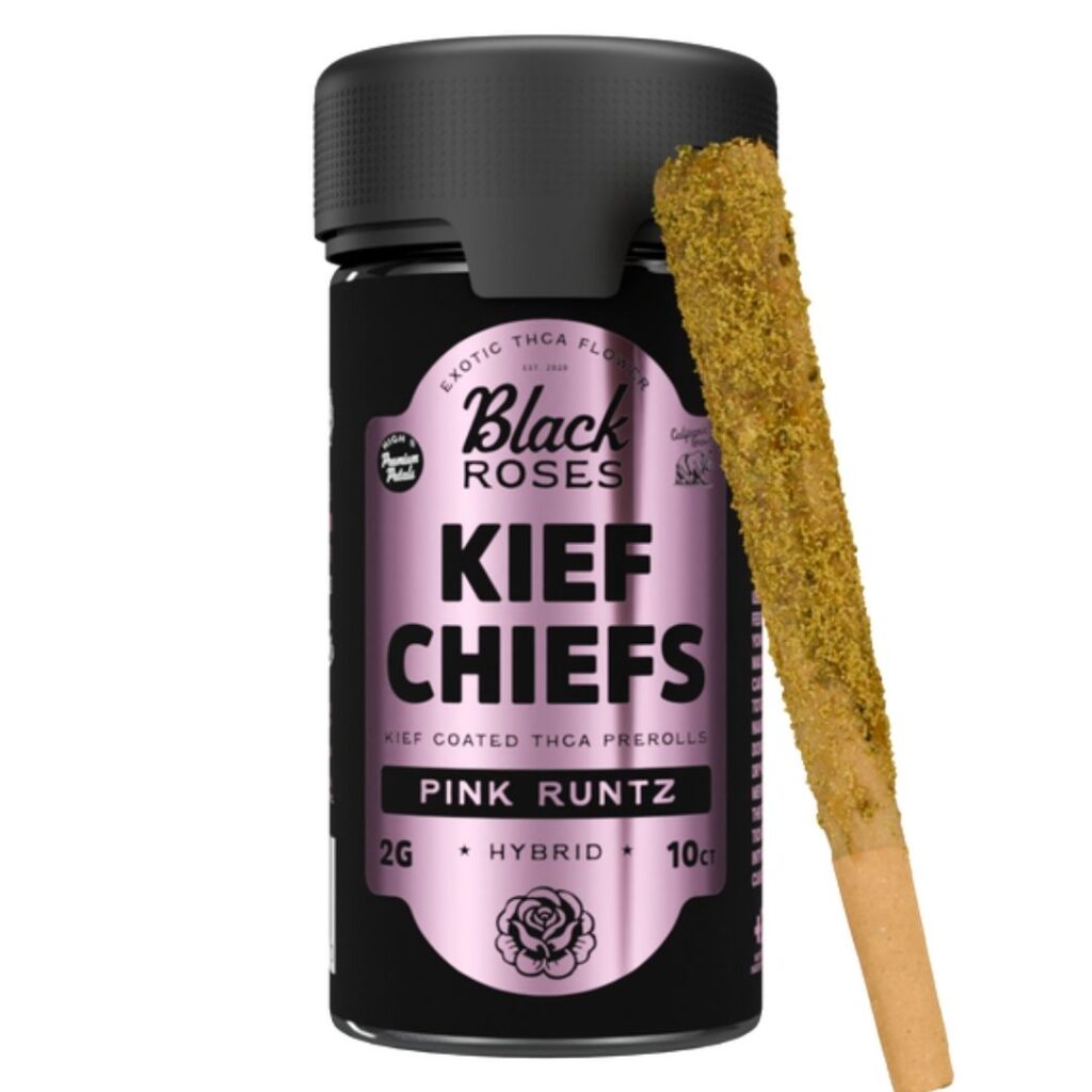 Black Roses Kief Chief THCa Pre-Rolls 20g 10pc - Pink Runtz (Hybrid)