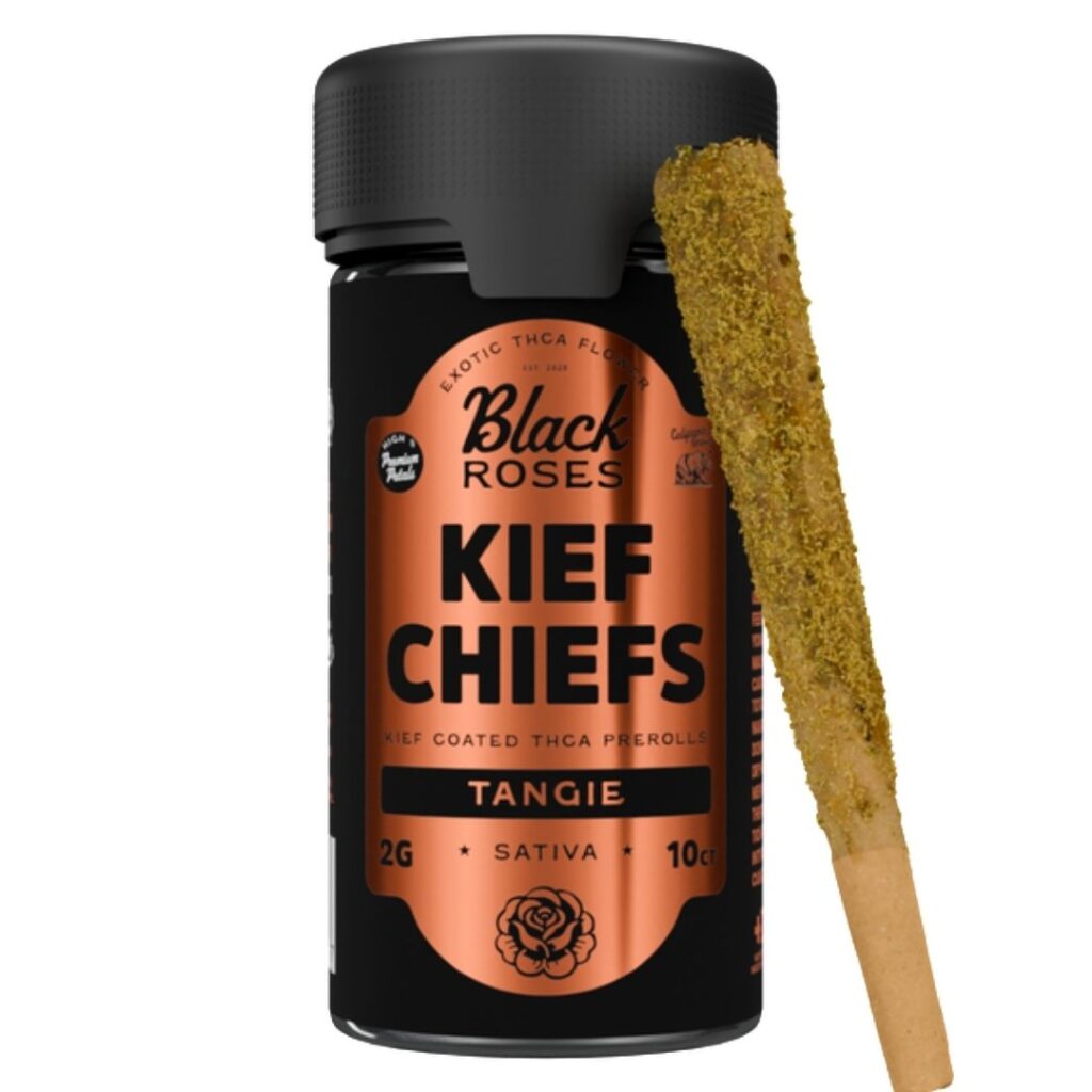 Black Roses Kief Chief THCa Pre-Rolls 20g 10pc Tangie (Sativa)