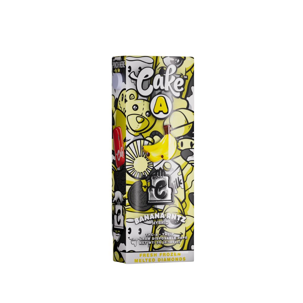 Cake A Pebble Dispsoable Vape 3g Banana RNTZ (Hybrid)