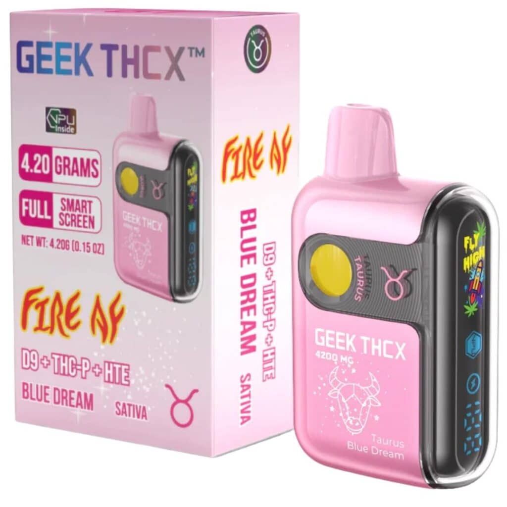 Geek THCX Pulse Pro Fire AF Delta-9 Disposable 4.2g Blue Dream (Sativa)