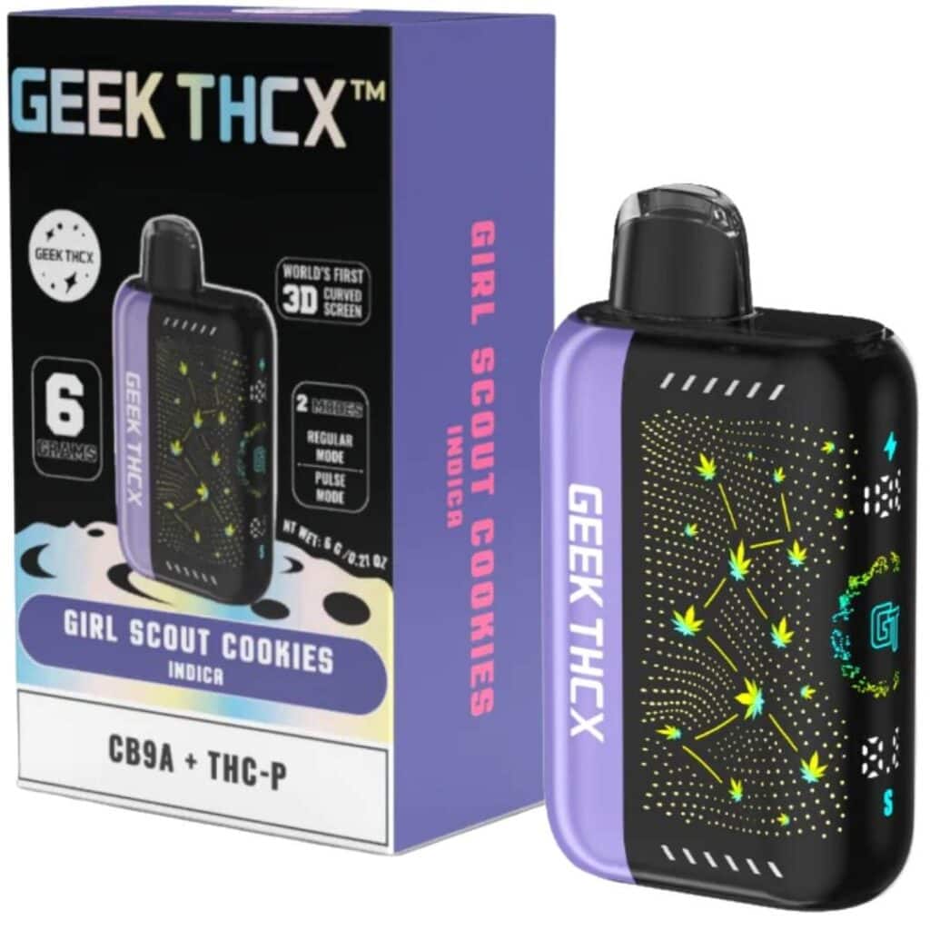 Geek THCX Pulse X CB9A THCP Disposable 6g - Girl Scout Cookies (Indica)