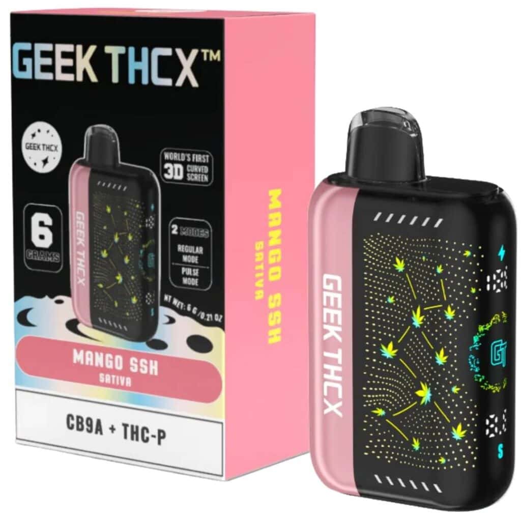 Geek THCX Pulse X CB9A THCP Disposable 6g - Mango SSH (Sativa)