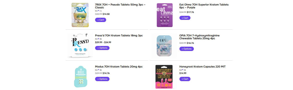 Kratom tablets available on sale