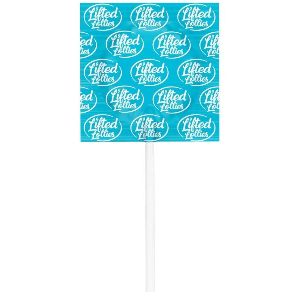 Lifted Lollies 30mg D9 Infused Suckers - Blue Raspberry