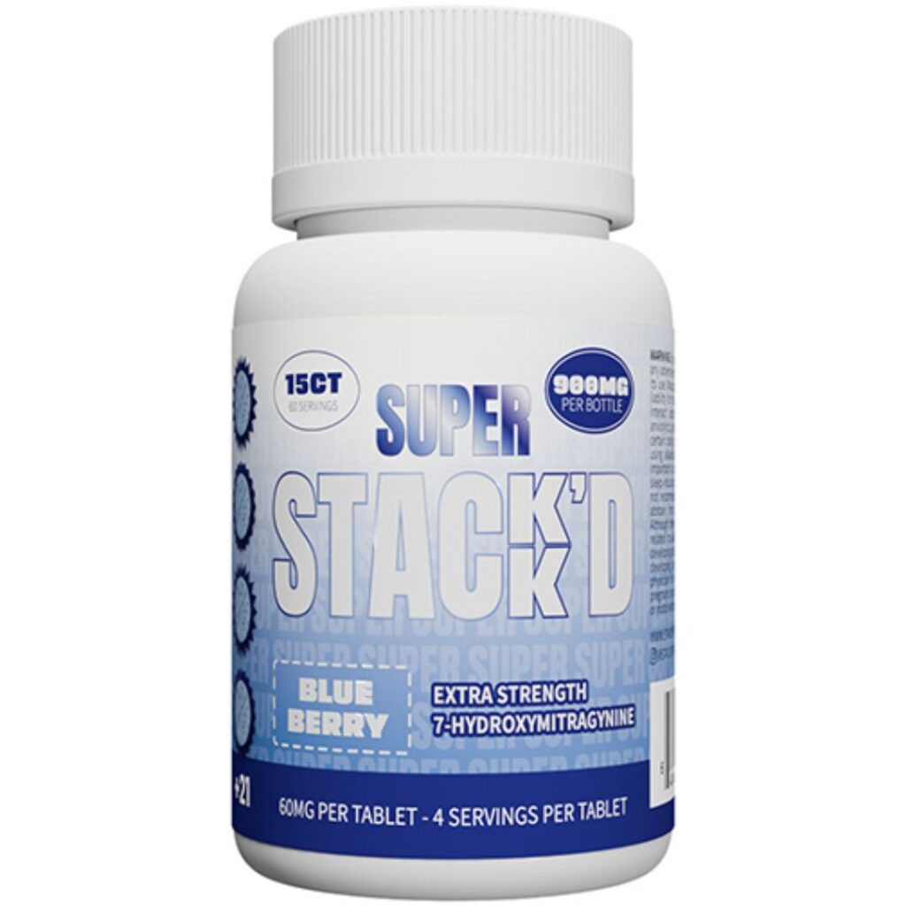 Super Stack’d 7OH Tablets 900mg 15pc Blueberry