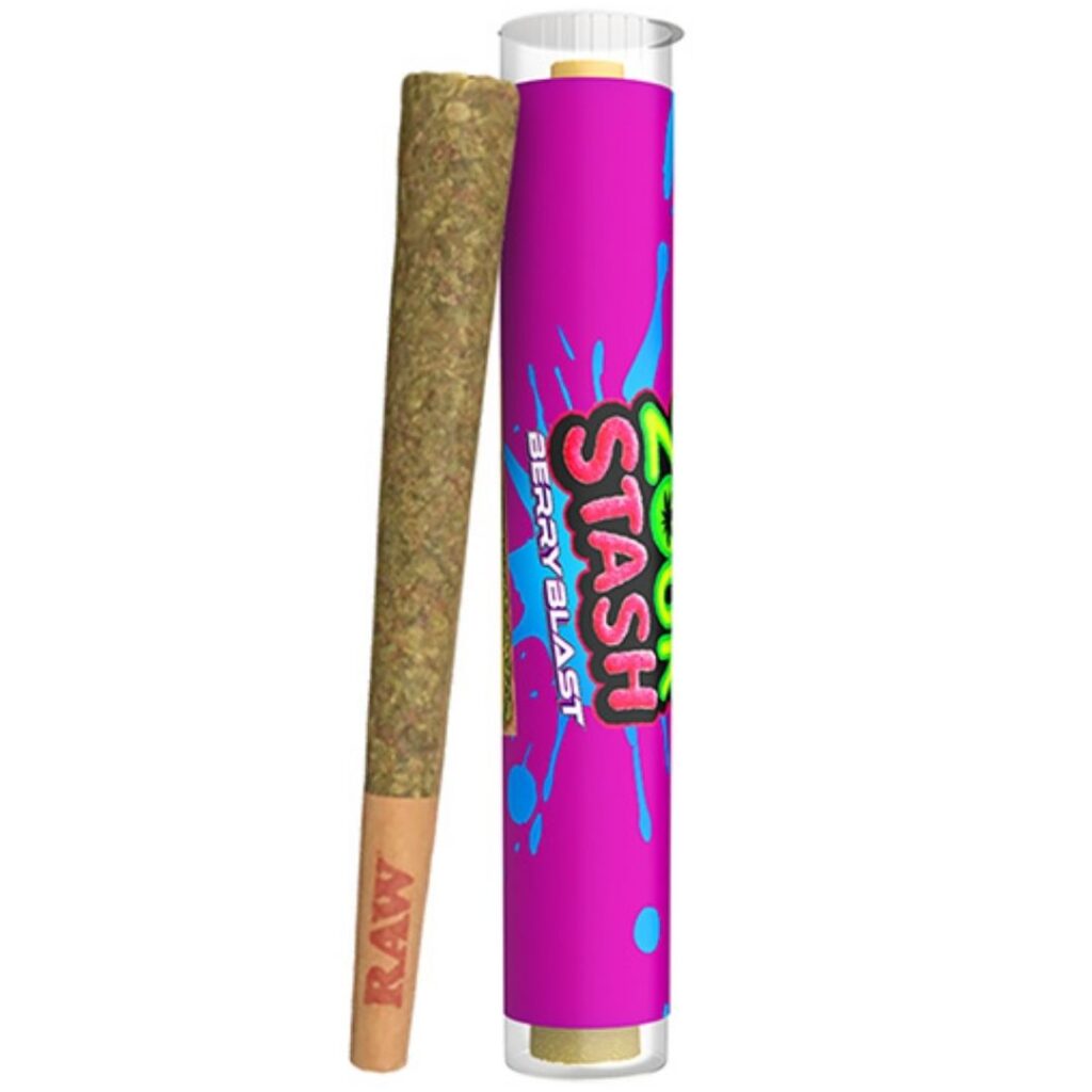 Zour Stash THCA Hash Hole Pre-Rolls 2g Berry Blast (Indica)
