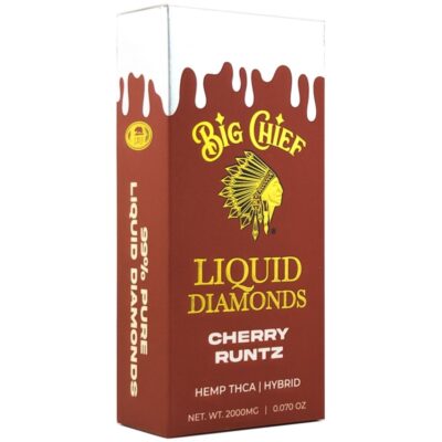 Big Chief THCa Liquid Diamonds Disposable 2g - Cherry Runtz (Hybrid)