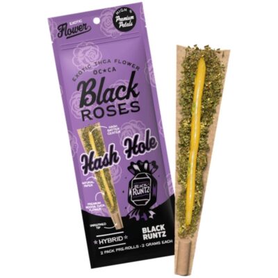 Black Roses Hash Holes Pre-Roll 2x 2g - Black Runtz (hybrid)