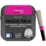 Boutiq Infused Minis Pre-Roll 2.5g 5pc - Lime Haze + Pink Z Resin (Sativa)