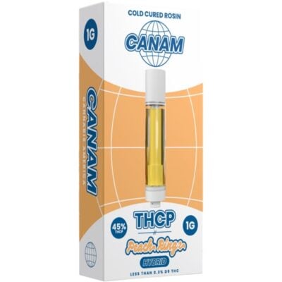 CANAM THCP Cartridge 1g - Peach Ringz (Hybrid)