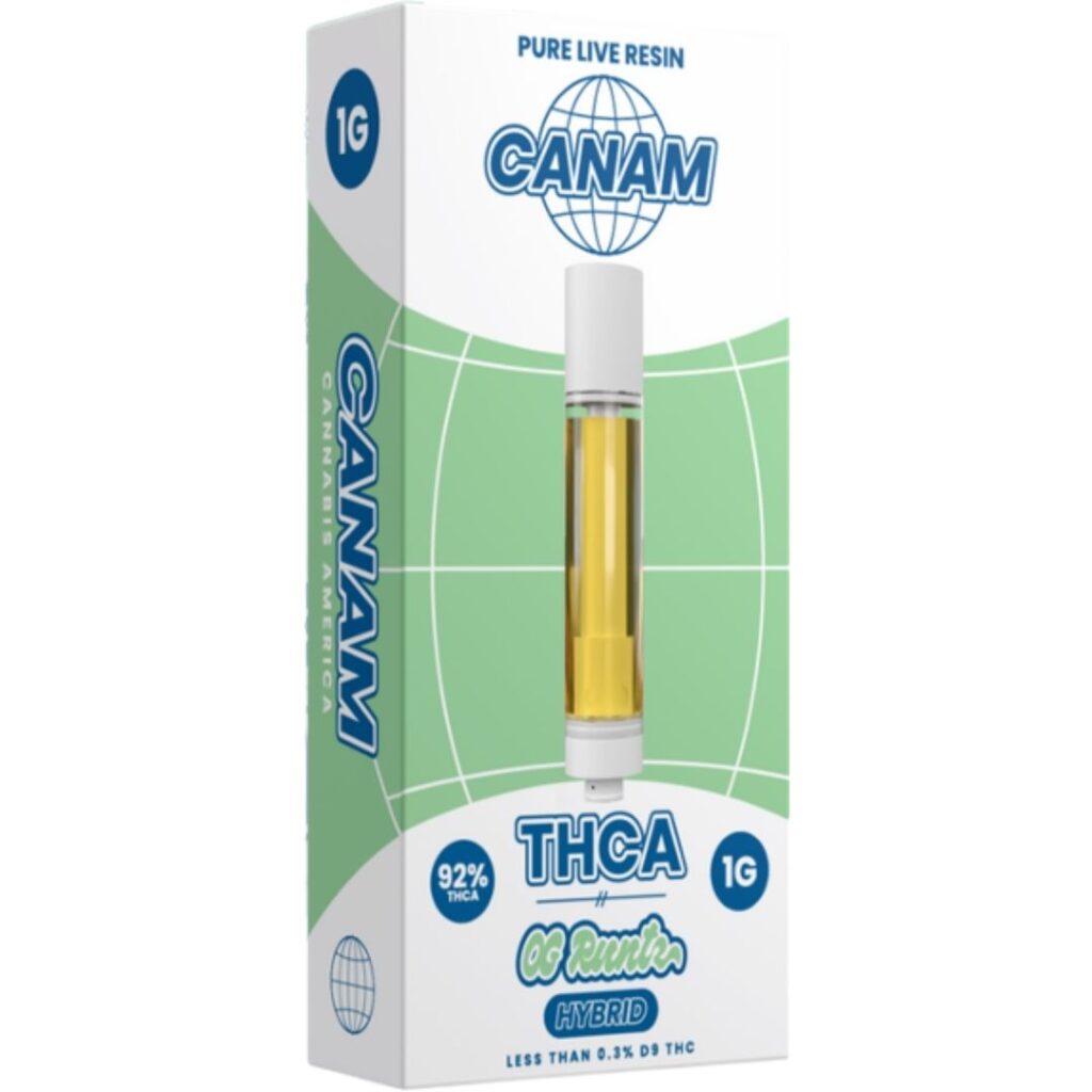 CANAM THCa Cartridge 1g OG Runtz (Hybrid)