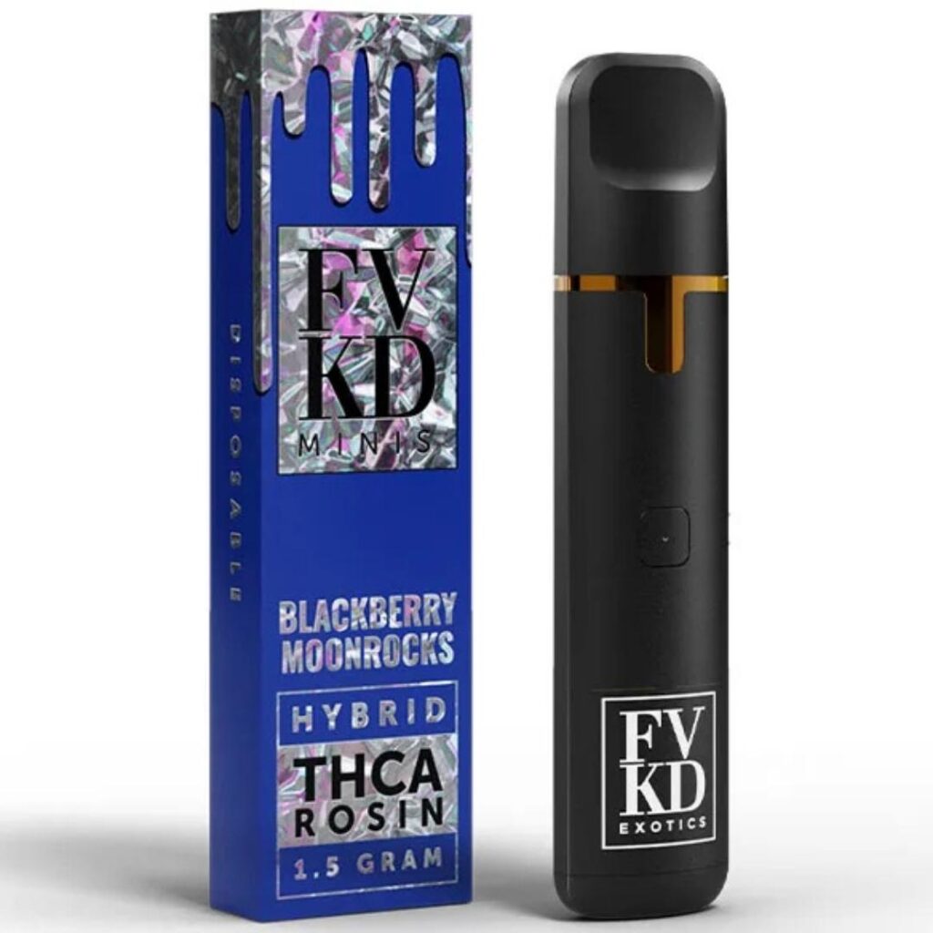 FVKD Minis THCA Rosin Disposable 1.5g Blackberry Moonrocks (Hybrid)
