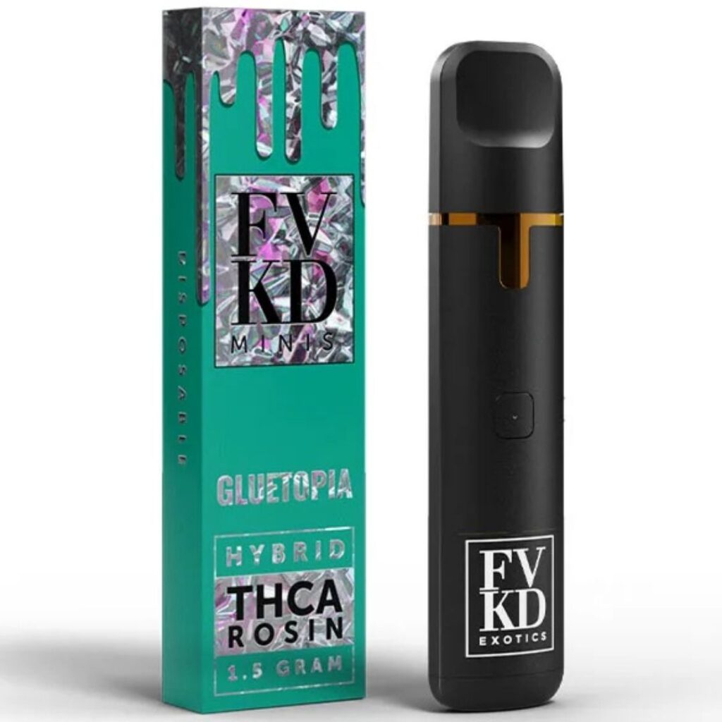 FVKD Minis THCA Rosin Disposable 1.5g Gluetopia (Hybrid)