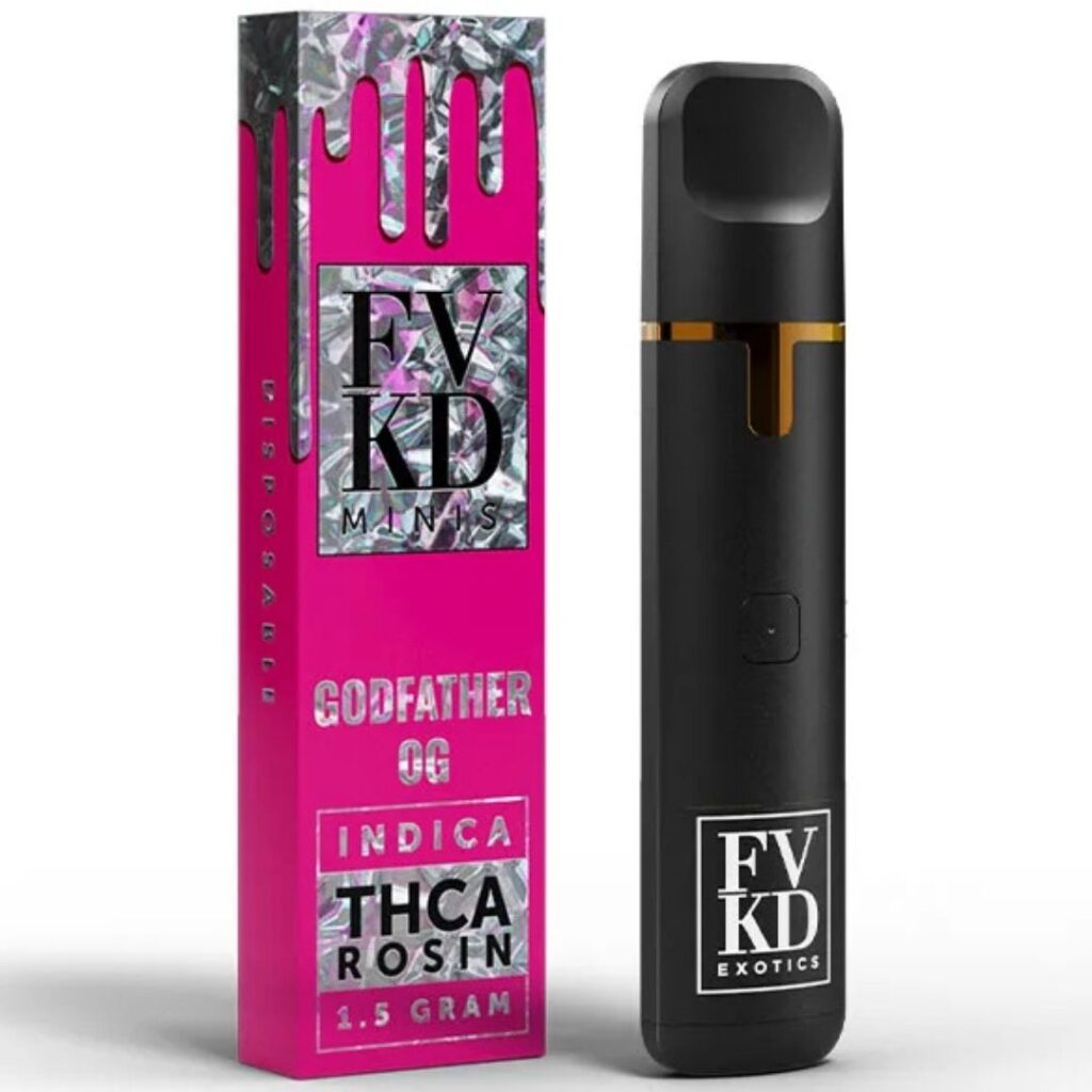 FVKD Minis THCA Rosin Disposable 1.5g Godfather OG (Indica)