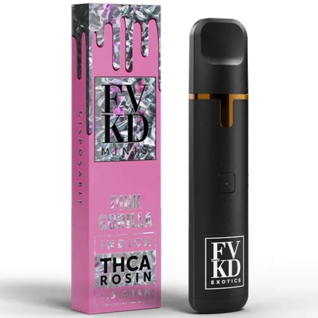 FVKD Minis THCA Rosin Disposable 1.5g Pink Gorilla (Indica)