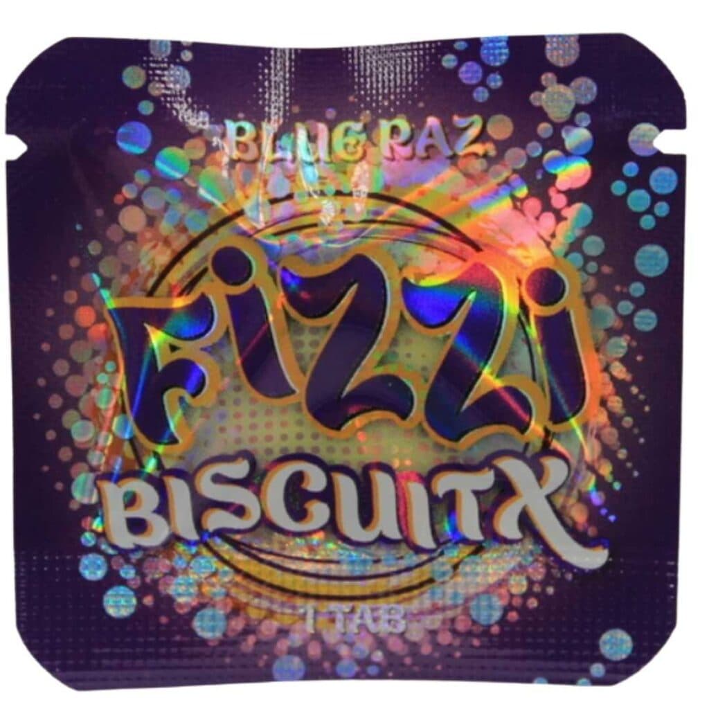Fizzi Biscuitx Mushroom Tablet 1pc Blue Razz