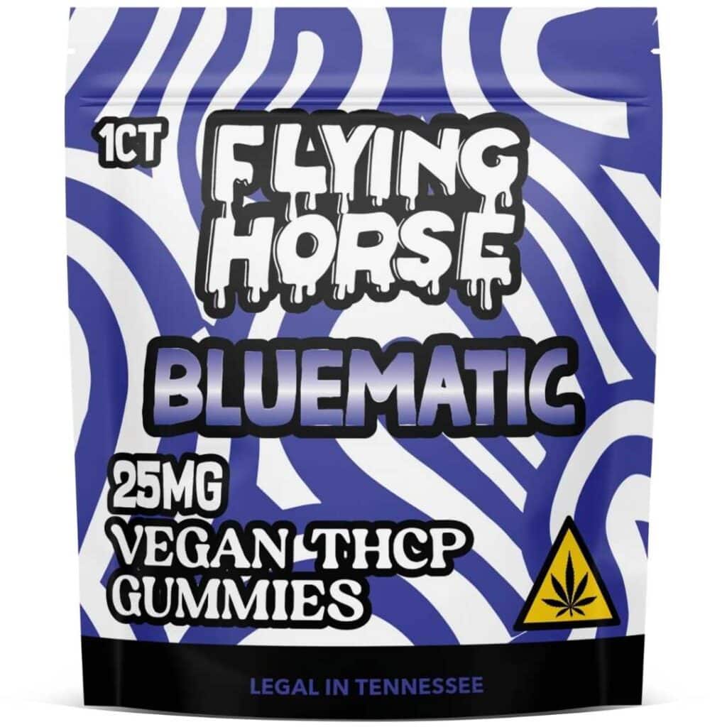 Flying Horse Vegan D9 THCP Gummies 25mg 1pc Bluematic