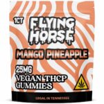 Flying Horse Vegan D9 THCP Gummies 25mg 1pc - Mango Pineapple
