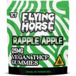 Flying Horse Vegan D9 THCP Gummies 25mg 1pc - Rapple Apple