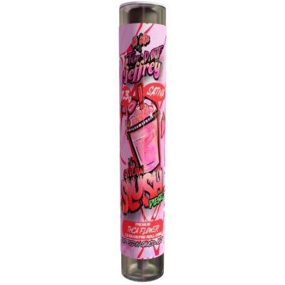 HiXotic Trap’d Out Jeffrey THCA Kief Pre-roll 1.3g - Straw Slush Diesel (Sativa)