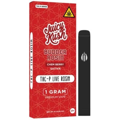 Juicy Kush THCP Live Rosin Disposable 1g - Chem Berry