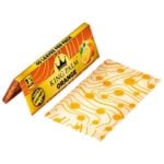 King Palm Flavored 1-1-4 inch Hemp Rolling Papers 40pc - Orange