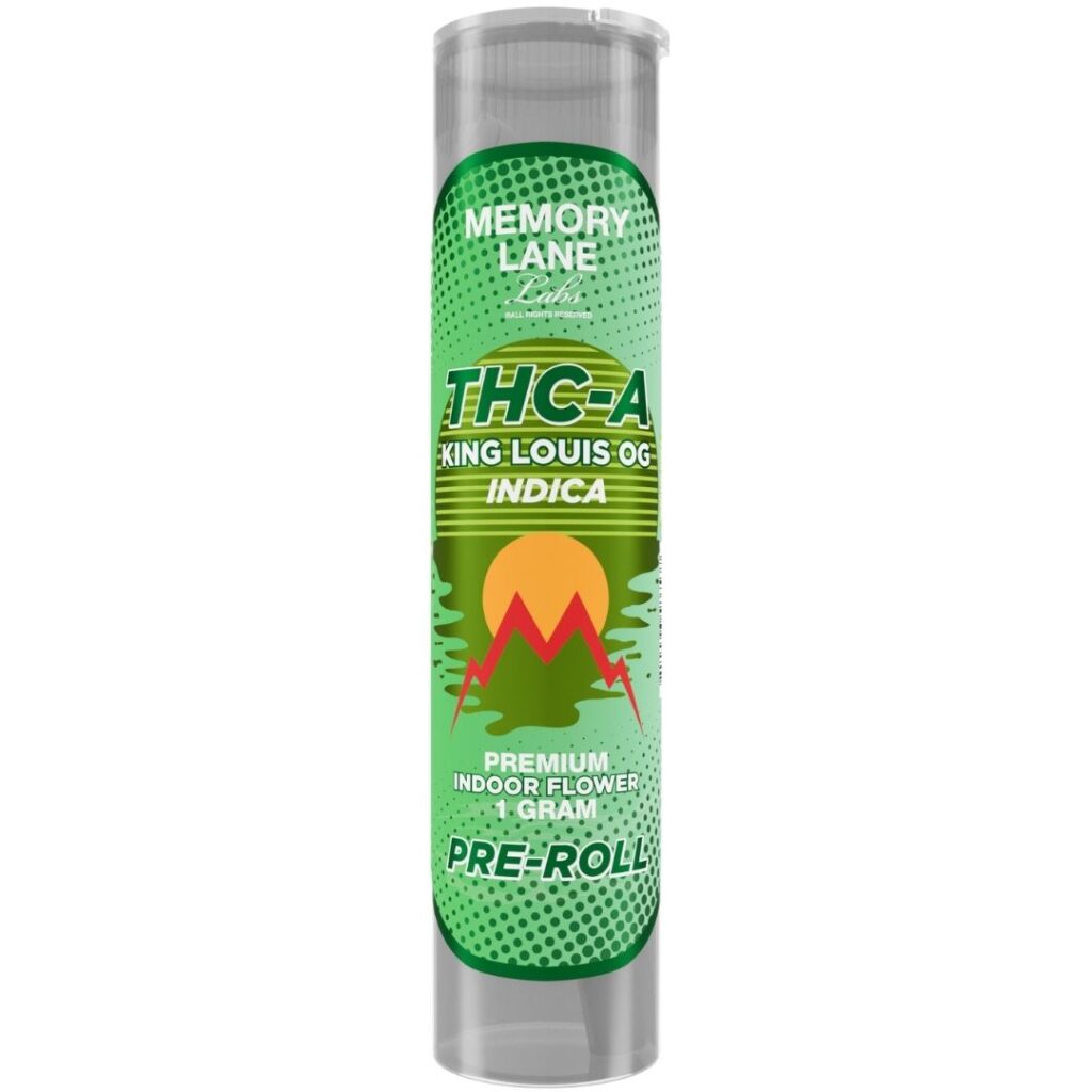 Memory Lane Pre-Roll 1g King Louis (Indica)