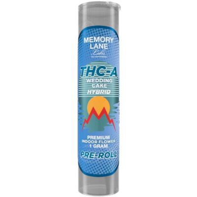 Memory Lane Pre-Roll 1g Wedding Cake (Hybrid) - Lab Report