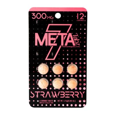 meta tabz 7oh hydroxy tablets 6pc strawberry