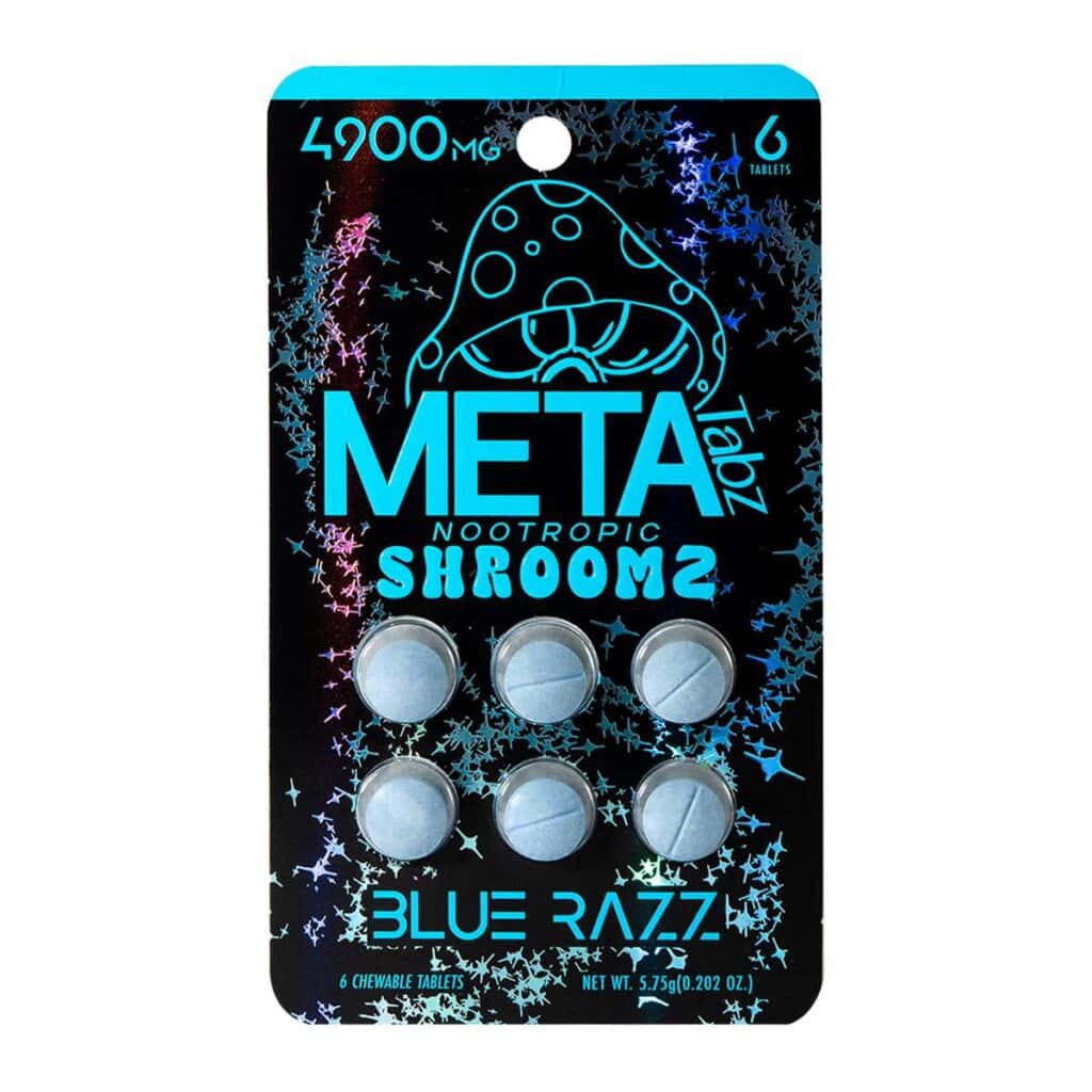 Meta Tabz Nootropic Shroomz Tablets 6pc Blue Razz