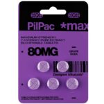 PilPac Max 7OH Designer Alkaloids 80mg 5pc - Grape Soda