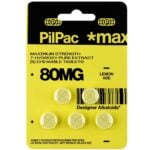 PilPac Max 7OH Designer Alkaloids 80mg 5pc - Lemonade