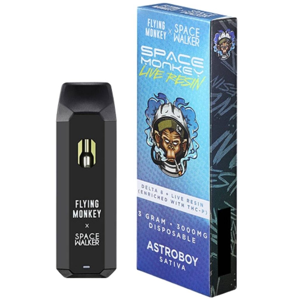 Space Monkey Live Resin Delta 8 + THCP Disposable Astroboy (Sativa)