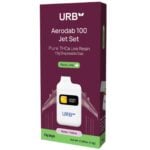 Urb Aerodab 100 THCa Live Resin Disposable 1.5g - Black Lime (Indica)