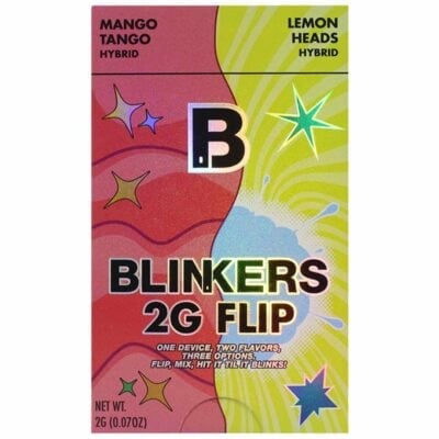 Blinkers FLIP Dual Chamber Disposable 2g - Mango Tango (H) x Lemon Heads (S)