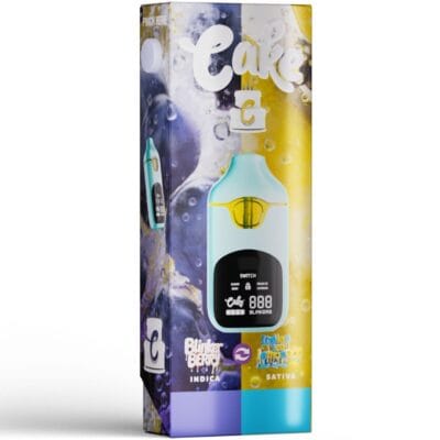 Cake THCa Dual Flavor Switch Disposable 4g - Blinker Berry (Indica) x Italian Ice Lemonade (Sativa)