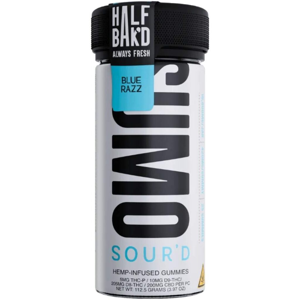 Half Bak'd Sumo Sour'd Gummies 10000mg 25pc - Blue Razz