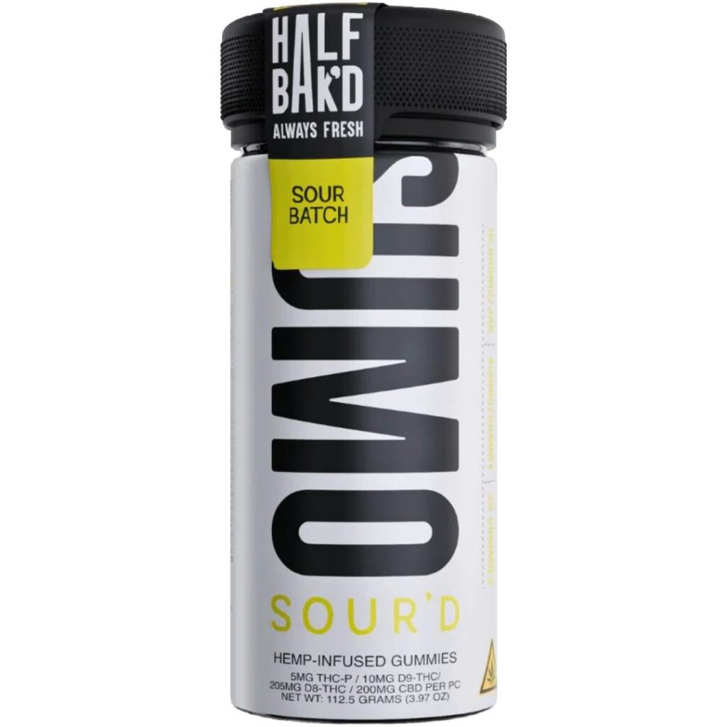 Half Bak’d Sumo Sour’d Gummies 10000mg 25pc Sour Batch