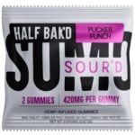 Half Bak'd Sumo Sour'd Gummies 420mg 2pc - Pucker Punch