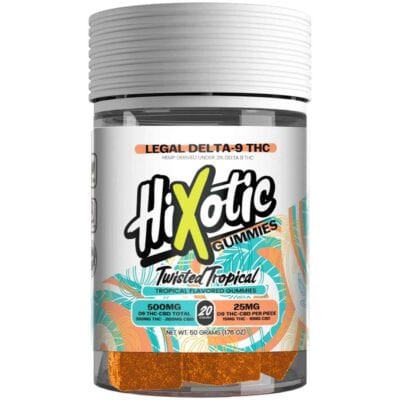 HiXotic Delta-9 THC Gummy 20pc - Twisted Tropical