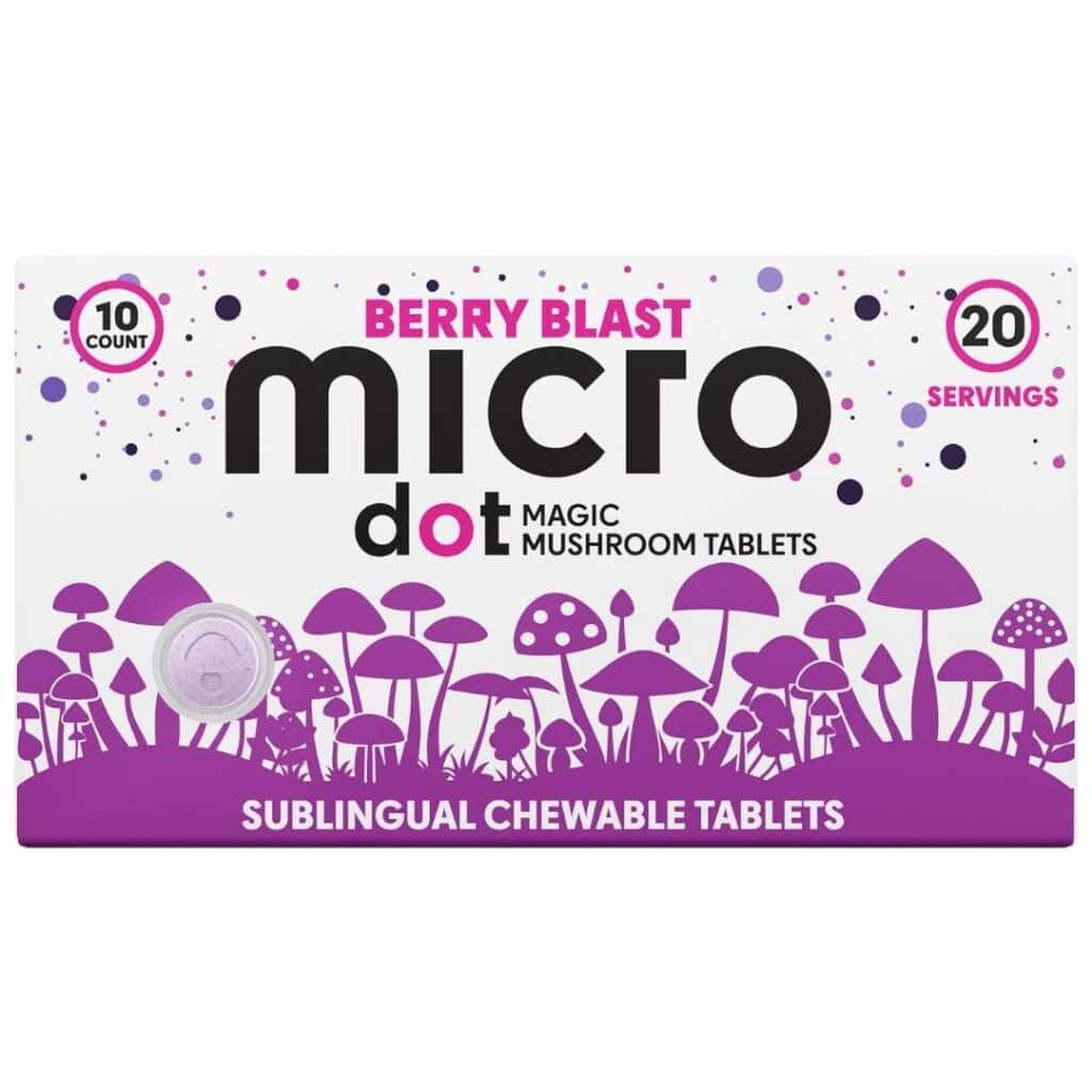 Microdot Magic Mushroom Tablets 10pc Berry Blast