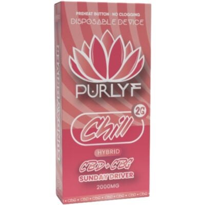 Purlyf CBD Disposable Vape 2g - Sunday Driver