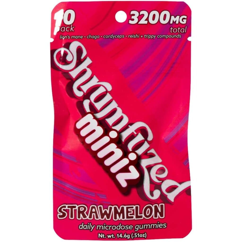 Shrumfuzed Nootropic Mushroom Miniz 10ct Strawmelon