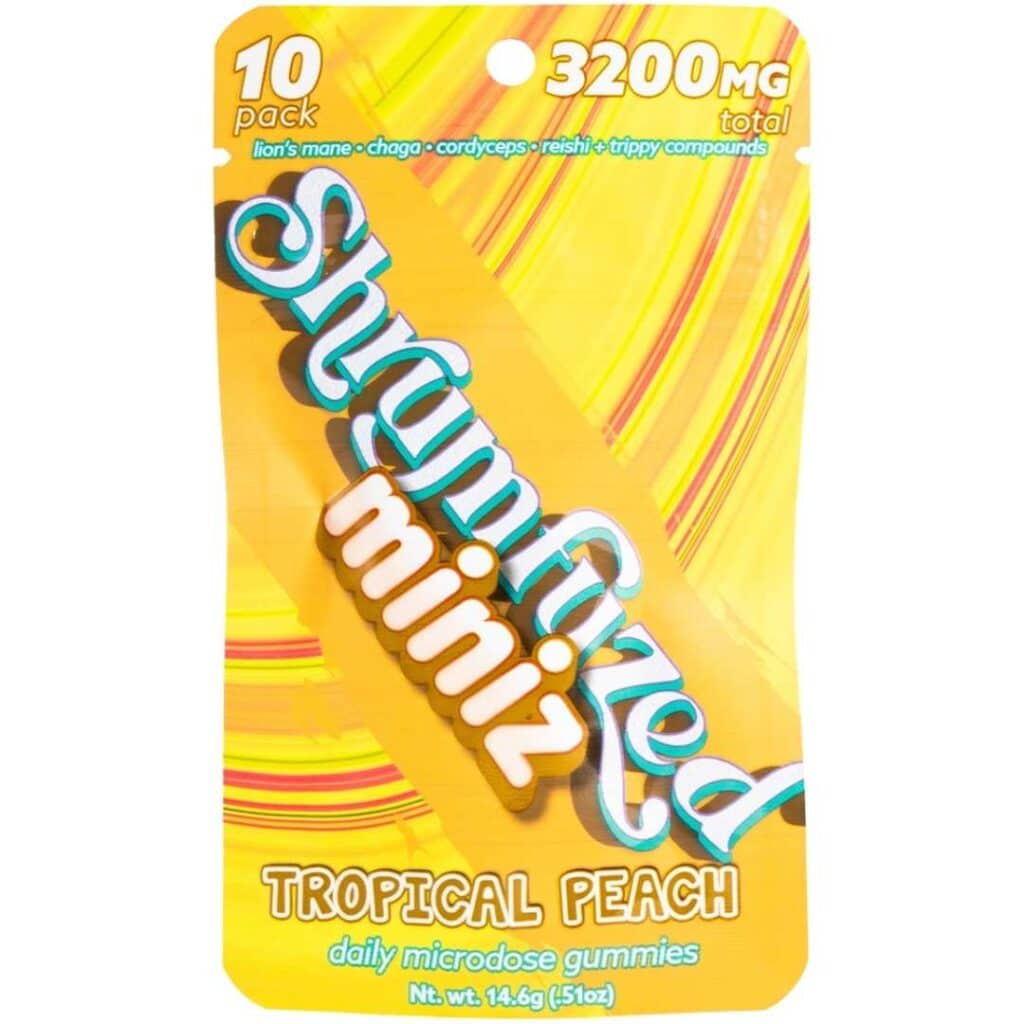 Shrumfuzed Nootropic Mushroom Miniz 10ct Tropical Peach